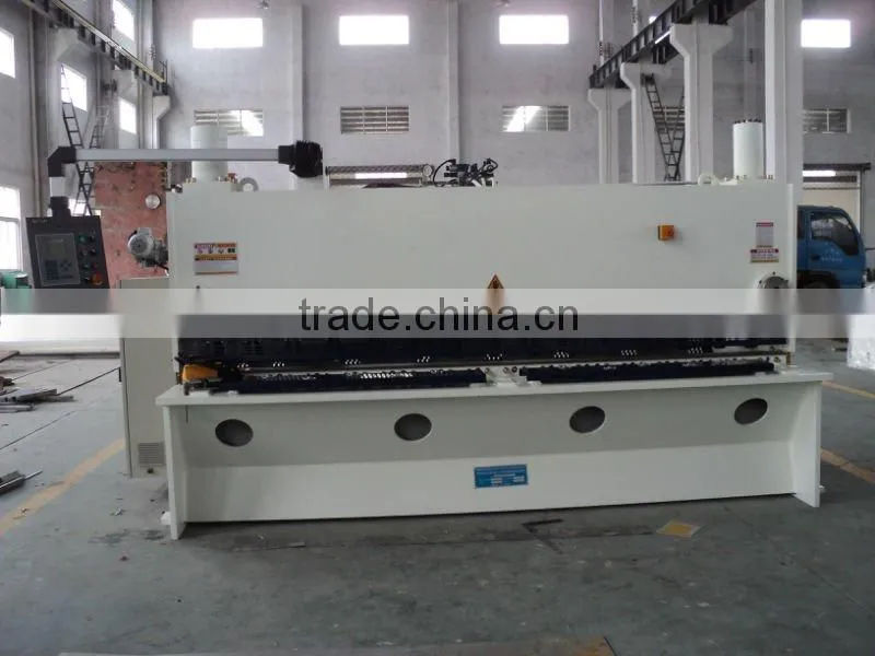 QC11K CNC hydraulic guillotine shearing machine