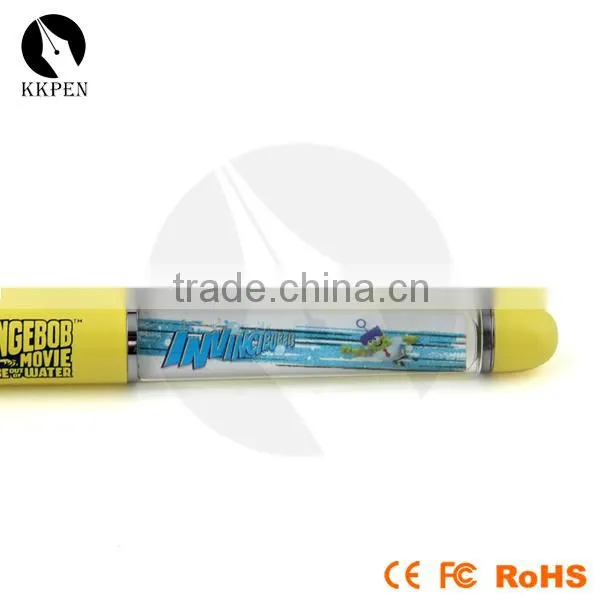 KKPEN Unique design promotional plastic floating pen refill with click action