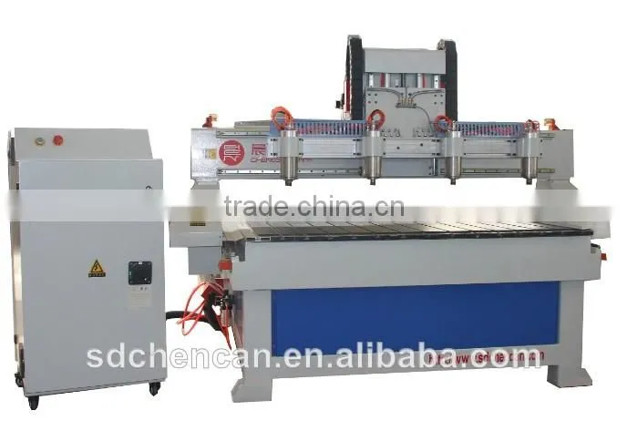 multi heads woodworking acrylic cnc wood router CC-M1530BH4