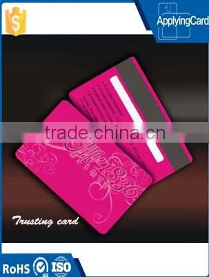 PVC RFID Card Smart Contact Card With Magnetic Strip Printing for shopping mall gift card