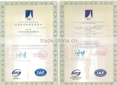 Round square laser optical quartz glass plate with high quality window