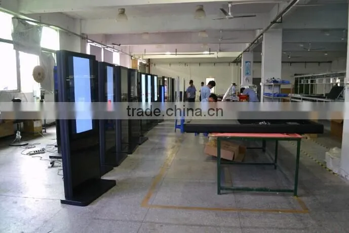 China advertising supplier 42 inch rotating mobile board stand lg screen digital signage hardware