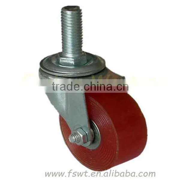 Polyurethane(PU) cLight Duty Trolley Caster and Wheels
