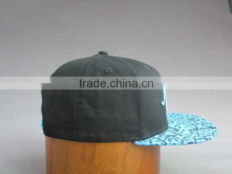 Customer 6- panel 3D Embroidered snapback hat of Wild Nature Style