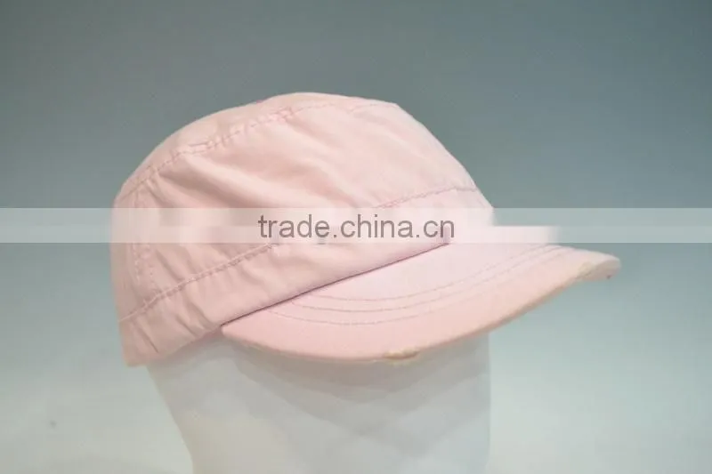quick drying promotional flat top miltary caps OEM LOGO brand baseball cap
