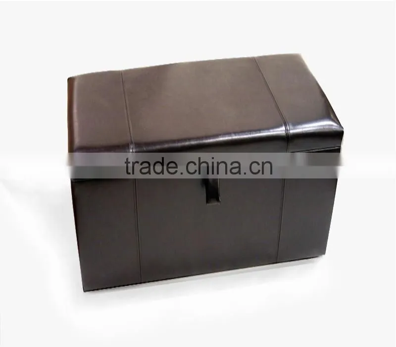 living room leather folding ottoman made in china OT4047