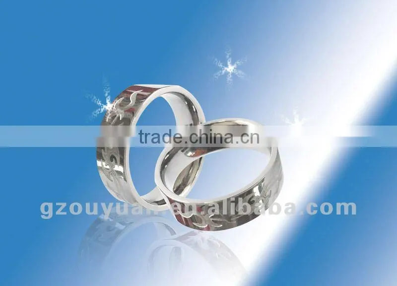 fashion wedding bands finger ring, titanium ring