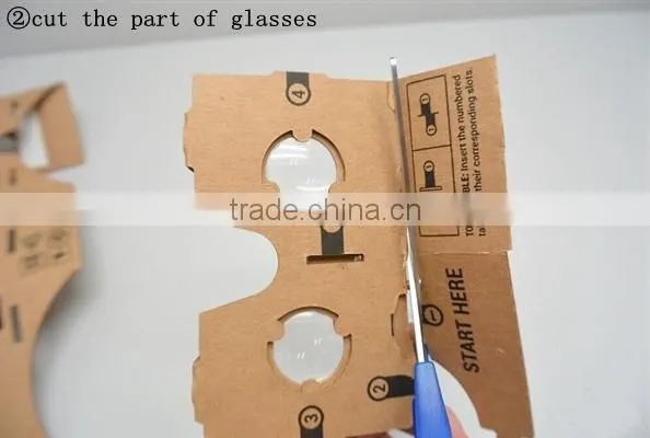 Cheap Bulk price google cardboard vr glasses