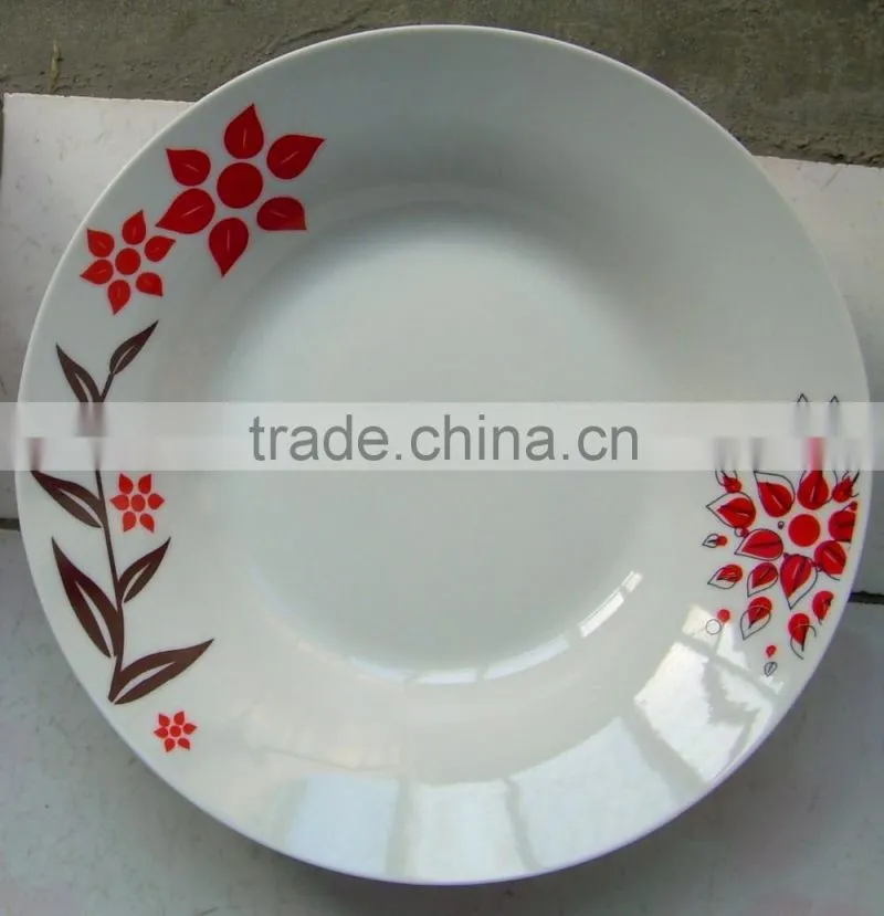PORCELAIN PLATE AND BOWL