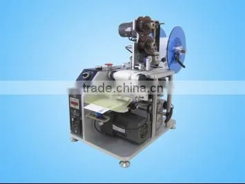 Label peeling machine with print coder