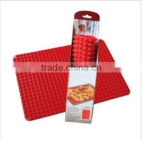 Non-stick Silicone Pyramid Pan Baking Mat Mould Cooking Sheet