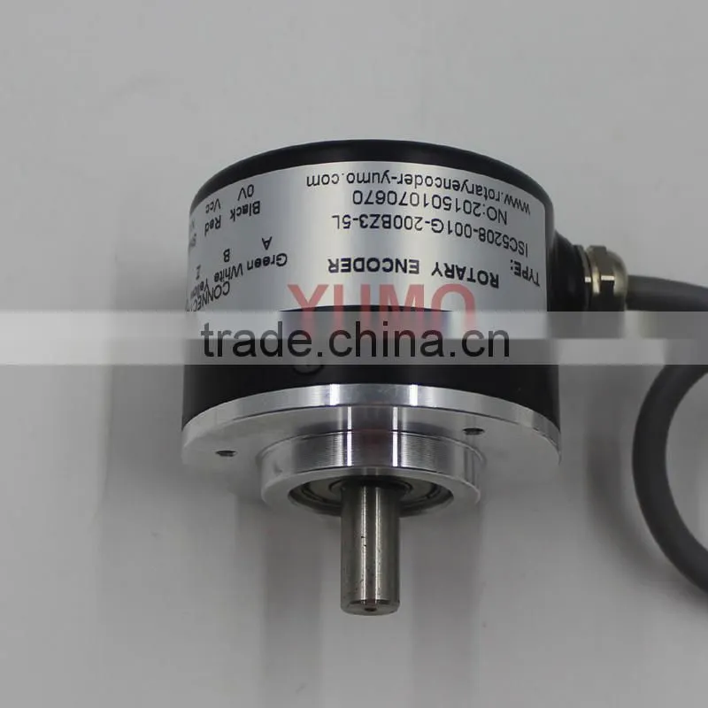 ISC5208 200 phase CNC system Machine Solid shaft encoder optical price incremental rotary encoder