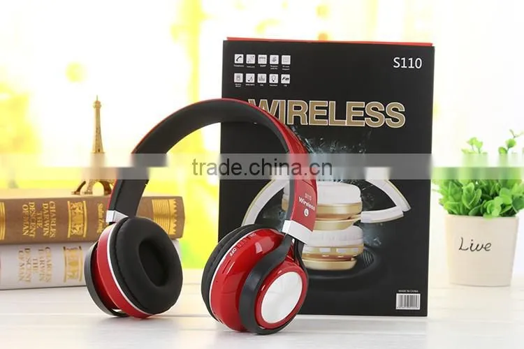 NEW SNHALSAR S110 big daddy bass bluetooth headphone, wireless headset with mic