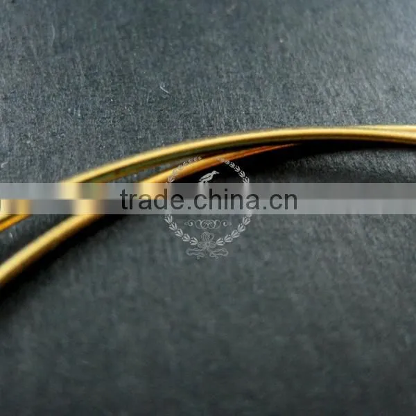 60mm diameter 1mm thick vintage style raw brass antiqued simple wiring bracelet DIY bangle supplies 1900088