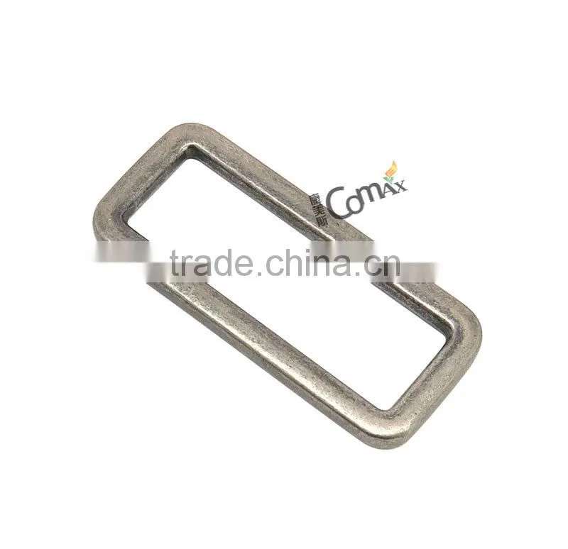 Nickle Metal Bag Hardware Square Ring