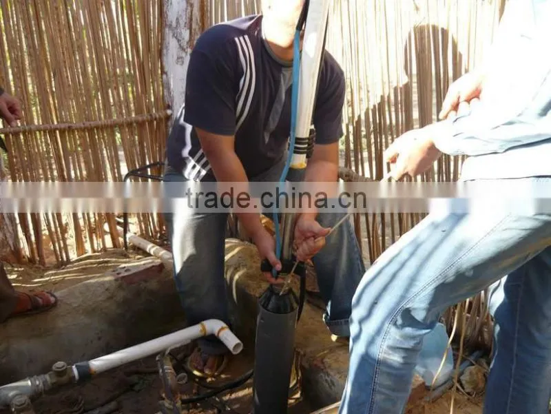 Submersible Solar Water Pump for Irrigation (440W,20M head)