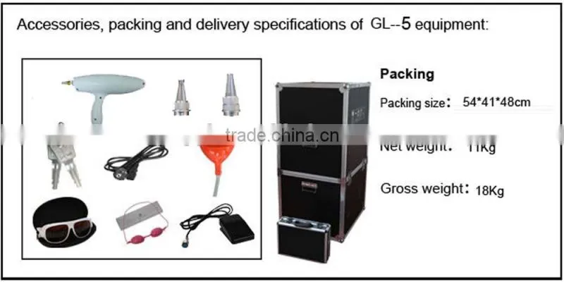 Laser Tatoo removal Equipment / q-switched laser prices