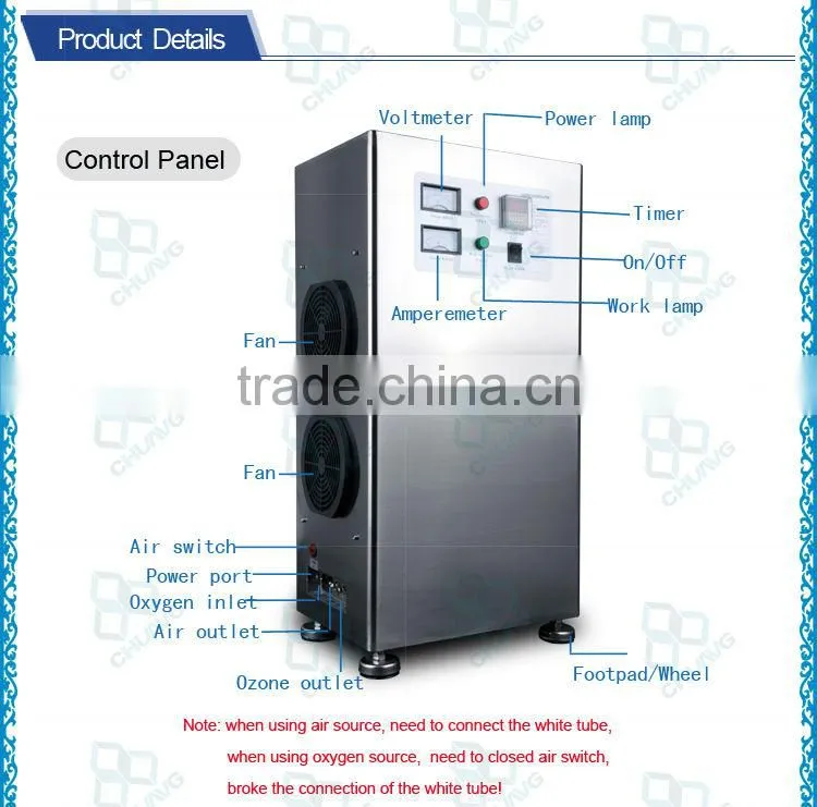 newest ceramic adjustable cheap drinking water ozonator