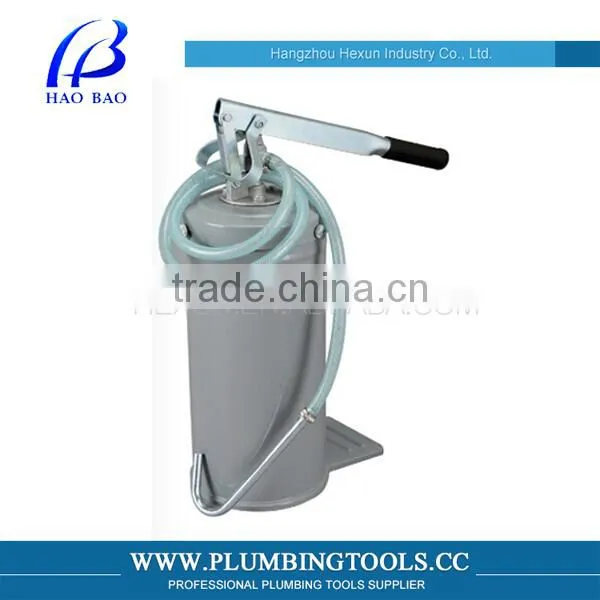 HAOBAO HX-3009 Hand Pneumatic Grease Nipple Pump with Capacity 16kg mae in china