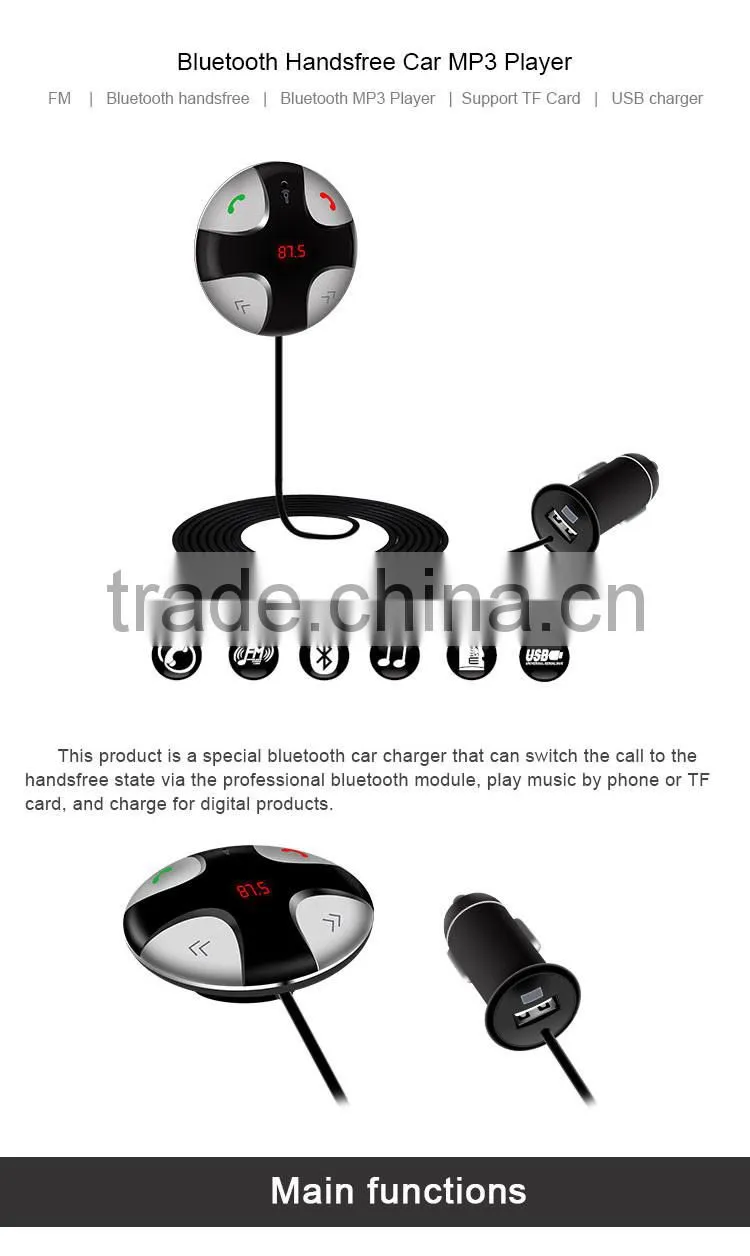 Caller with Detachable Magnetic Mount and Car USB Charger