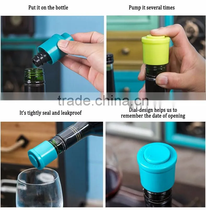 Hot promotion vacuum plastic bottle cap, wine bottle cap