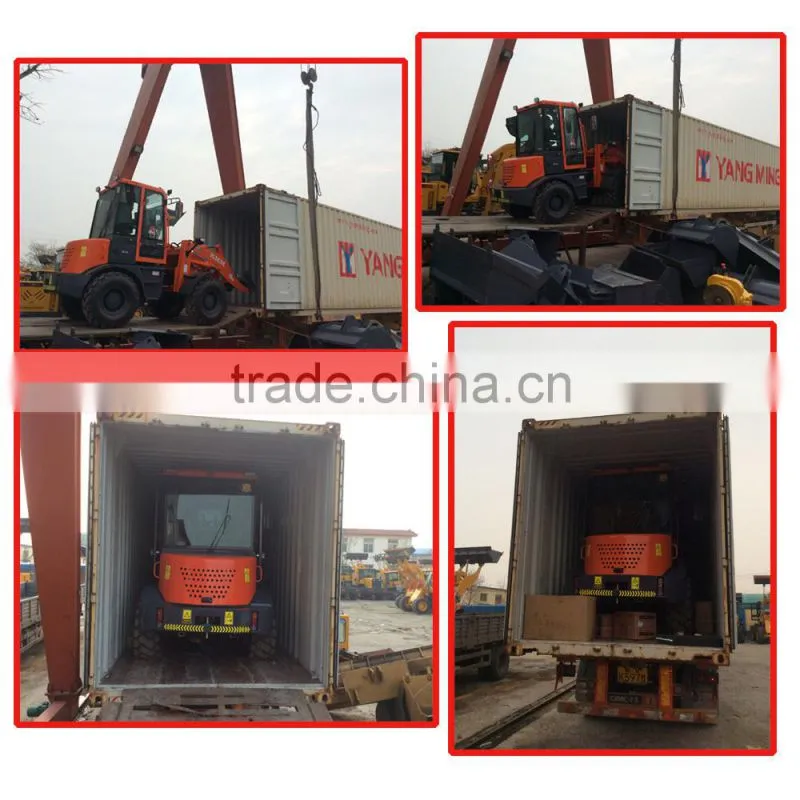 China multifunction agricultural farm tractor with front end loaderZLY916A Hydraulic joystick control