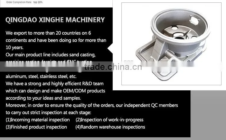 Lost wax casting stainless steel casting parts investment casting parts