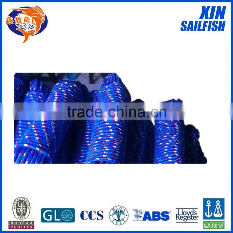 colored polyester diamond braided rope