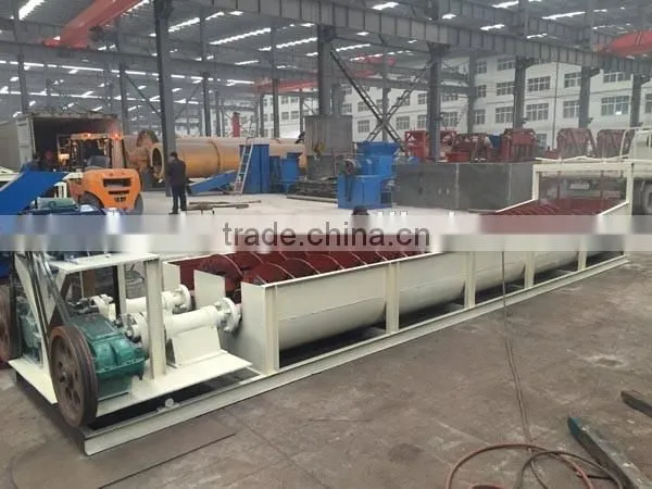 Top quality screw sand washing machine, screw stone washer with CE approval
