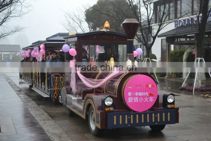 Diesel Power Amusement Park Trackless Train