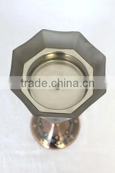 Metal craft antique metal candleholder
