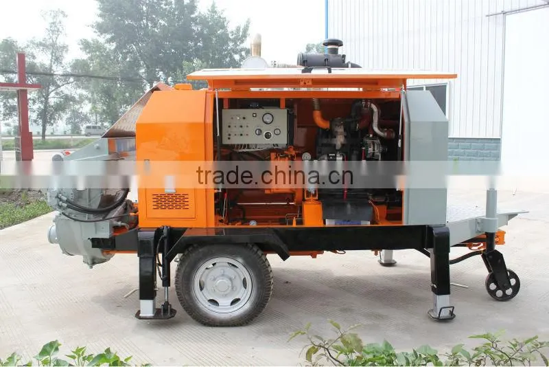 Multi-use 15m3/h plunger type concrete conveying pump China supplier
