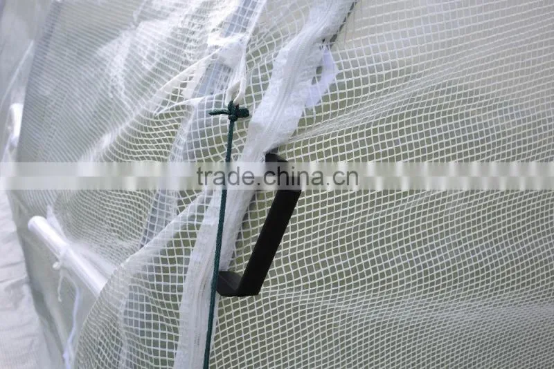 8x3x2M Polytunnel garden Greenhouse Fully Galvanized Steel Frame with door