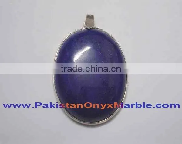 STERLING SILVER PENDANTS LAPIS LAZULI JEWELRY