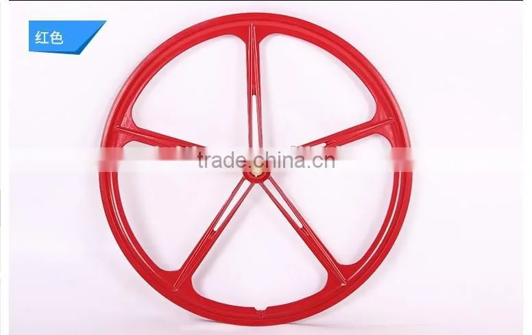 700C lightest strongest magnesium alloy bike wheel /fixed gear type hub bike wheel