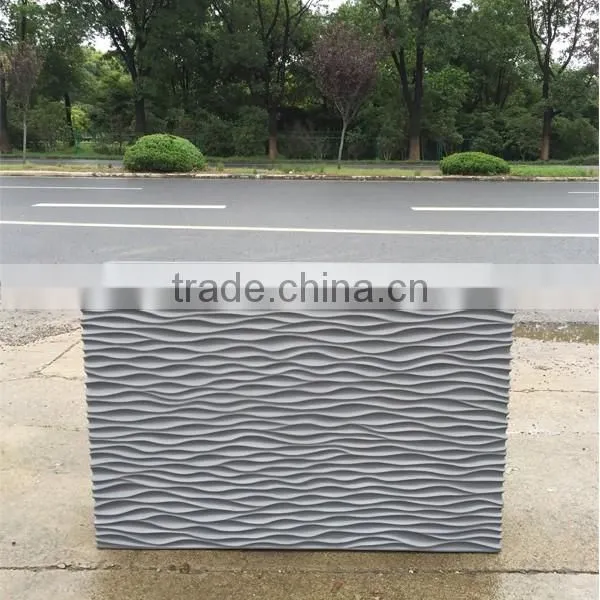 FO-366 Modern style rectangle fiberglass flower pot