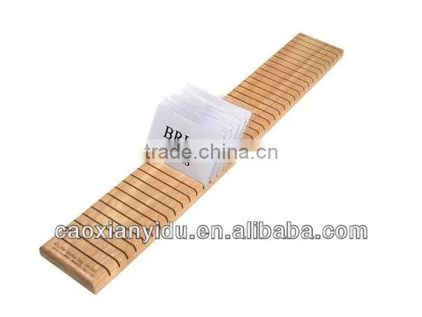 Pine Wooden Stationery Holder Creative Decoration on Desk Leaflets and Handouts Holder