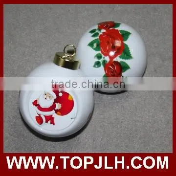 2017 hot wholesale ceramic ornament baubles