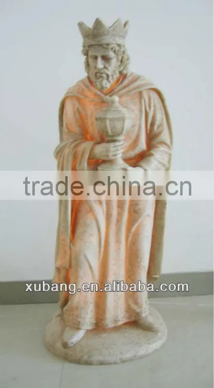 religious figurine decoration religious statues with lamp home decoration