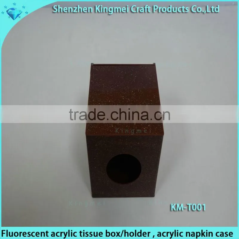 Fluorescent special acrylic square tissue box