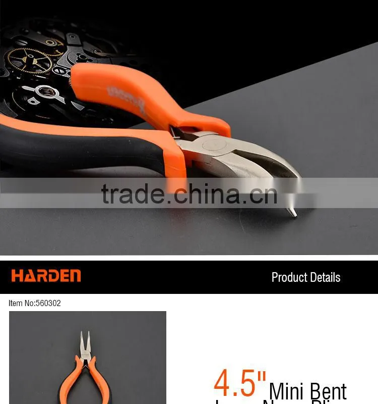 Multi Functional Chrome Vanadium Professional Mini Bent Nose Plier