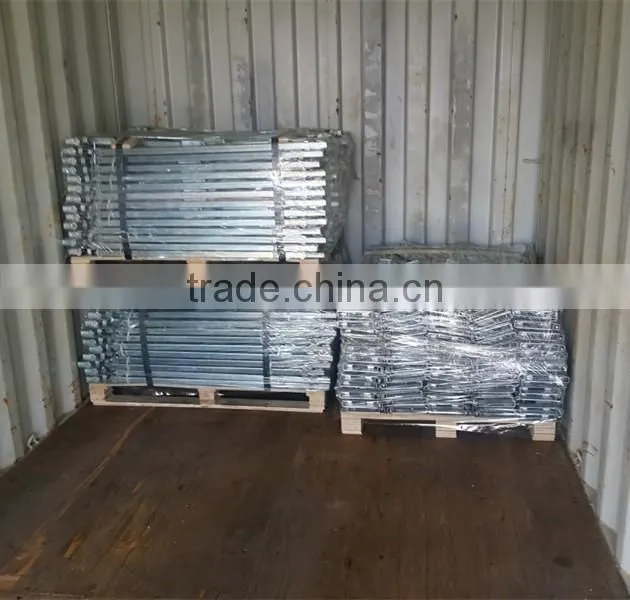 Cheap price stocked used steel adjustable guardrail/ handrail for sale