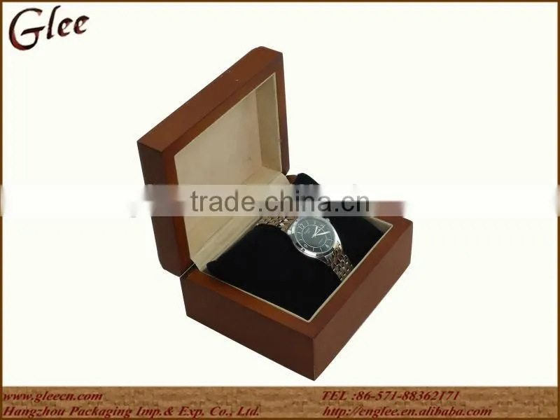 Brown Single Watch Box with Pillow Inner