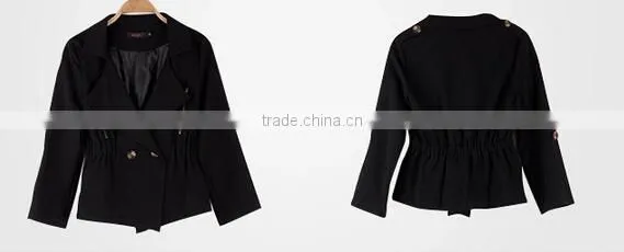2015 ladies quality coat army green woman wholesale factory latest design coat