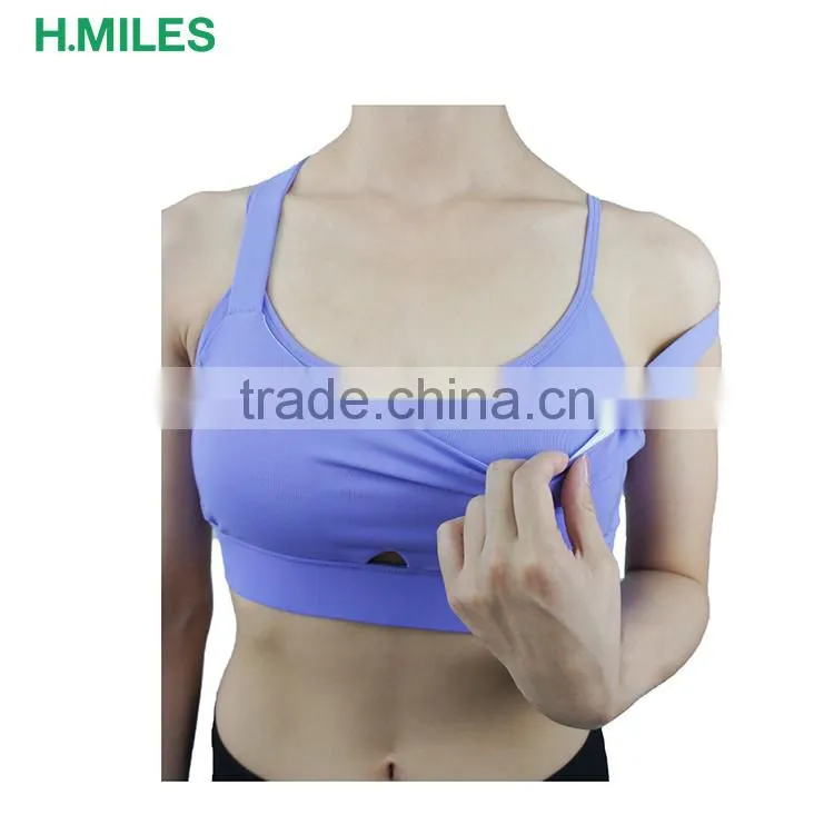 Bandage Sports Bra Women Fitness Running Bra Tops Exercise Yoga Vest