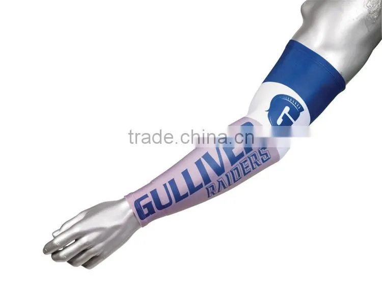 Fluo Yellow Outdoor Cooling Fashion Arm Sleeves Cover UV Sun Protection for Cycling Basketball, Golf, Football