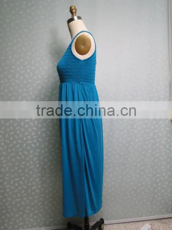WOMEN SLEEVELESS LONG DRESS
