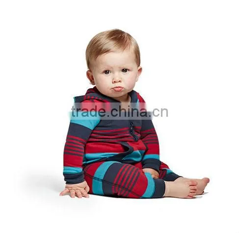 china factory cotton striped winter baby clothes