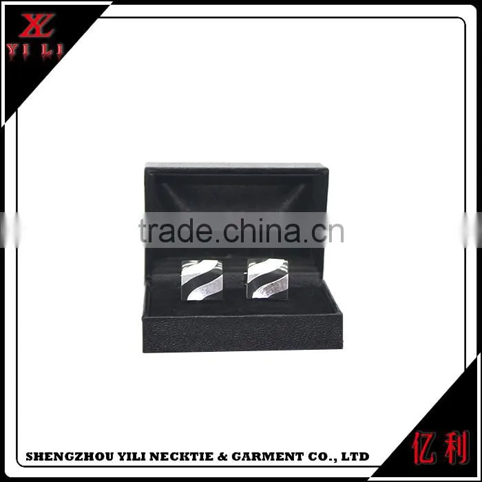 Gift sets cheap good quality new fashion men silver cufflinks
