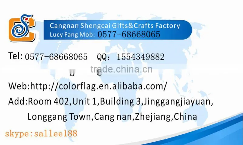 printed polyester car window flags